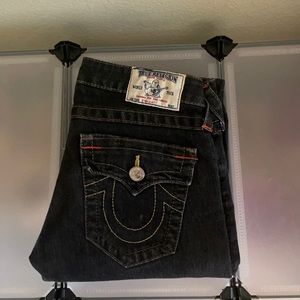 True religion straight dark jeans